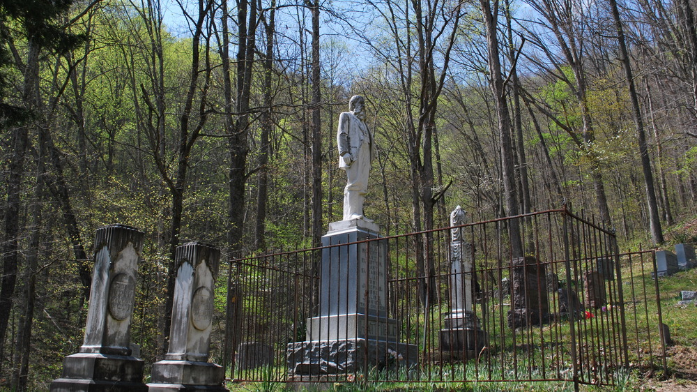 William "Devil Anse" Hatfield's grave