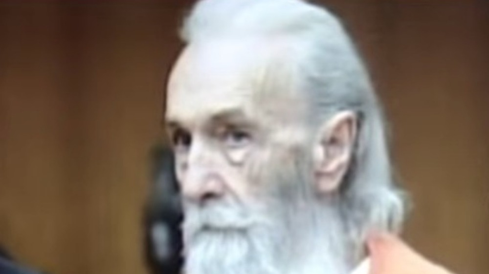 Roger Kibbe in courtroom with beard