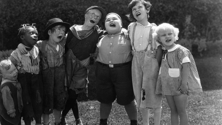 group of kids from the little rascals