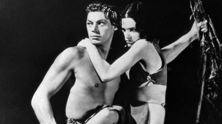 Johnny Weissmuller and Maureen O'Sullivan in Tarzan and his Mate (1934)