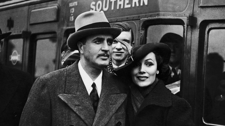 Cedric Gibbons with dolores del rio