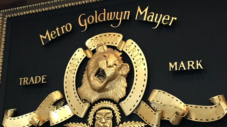 MGM logo black background