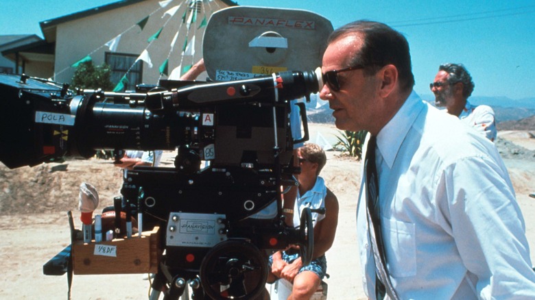 Jack Nicholson and Panaflex camera