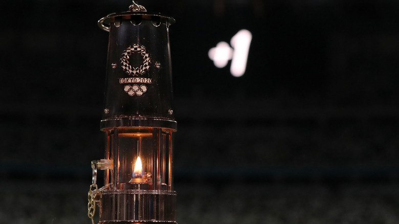 olympic flame lantern