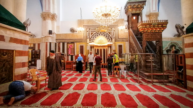 Inside the Cave of the Patriarchs Hebron