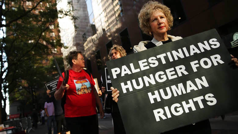 protest signs for Palestine