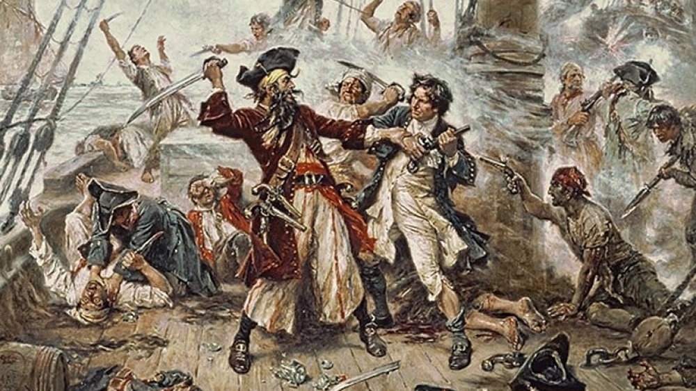 The capture of Blackbeard