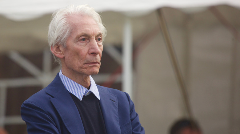 charlie watts looking stoic