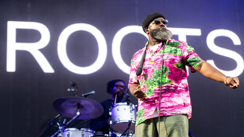 The Roots performing