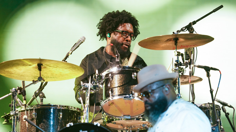 Questlove playing drums