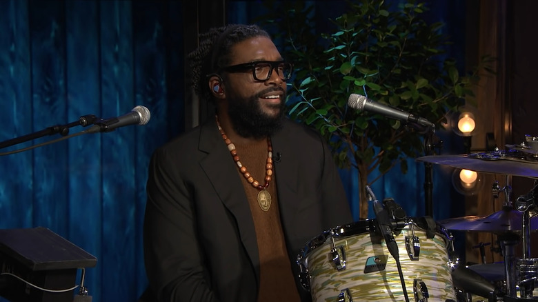 Questlove speaking on The Tonight Show