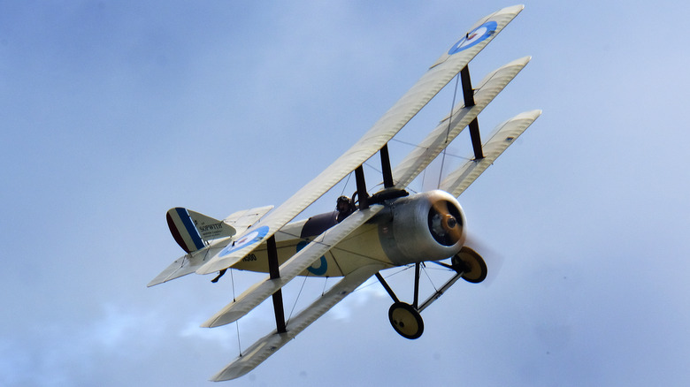 British biplane