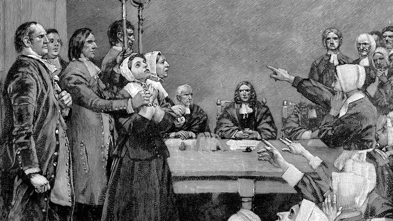 puritan illustration witch trial 