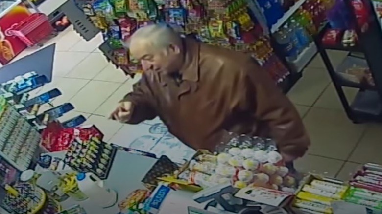 Sergei Skripal at grocery store