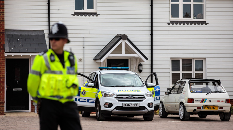 Police on the scene of Amesbury poisoning