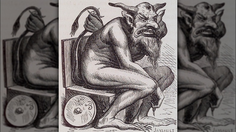 belphegor on the toilet