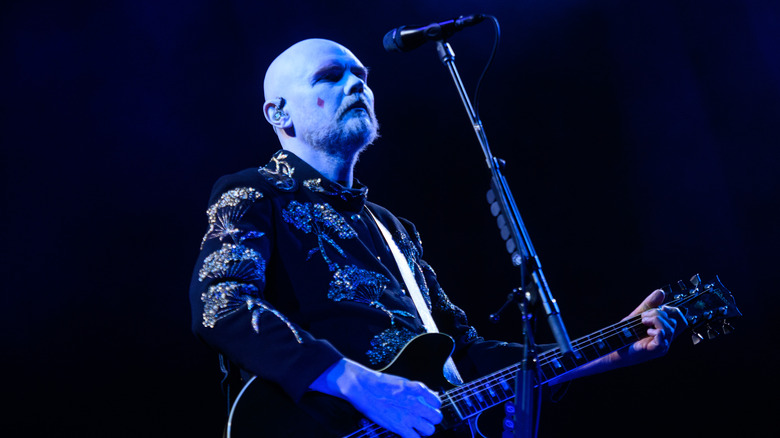 Billy Corgan playing guitar