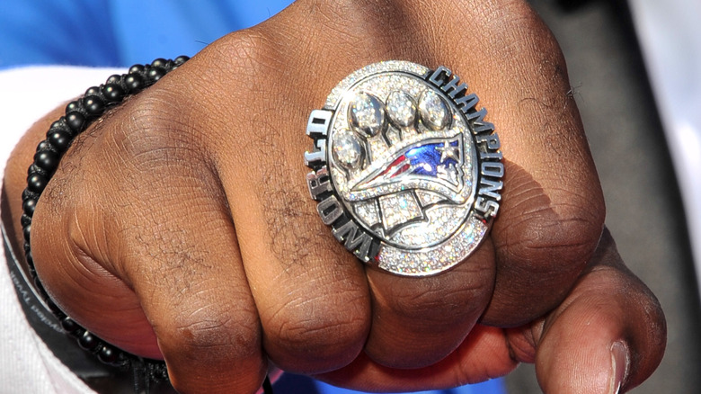 Brandon LaFell fist championship ring