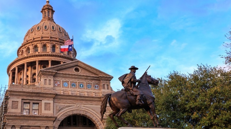 Texas Rangers Statue