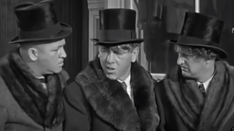 The Three Stooges in "So Long Mr. Chumps" (1941).