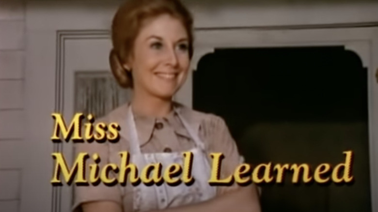 Miss Michael Learned credit from The Waltons