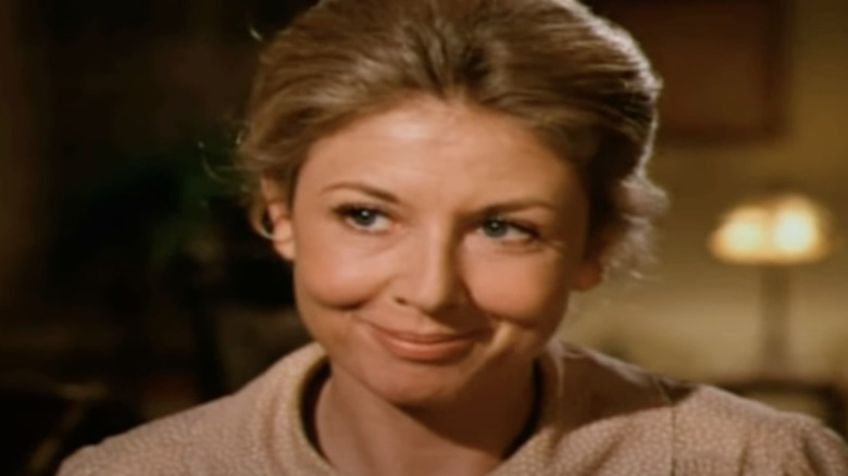 Michael Learned on The Waltons smiling