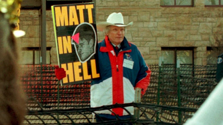 Fred Phelps protesting
