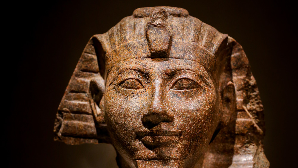 Statue head of Hatshepsut or Thutmose III