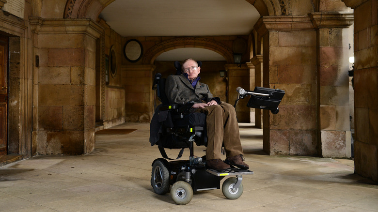 Stephen Hawking at Cambridge University