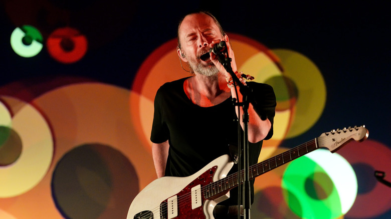 Thom Yorke singing