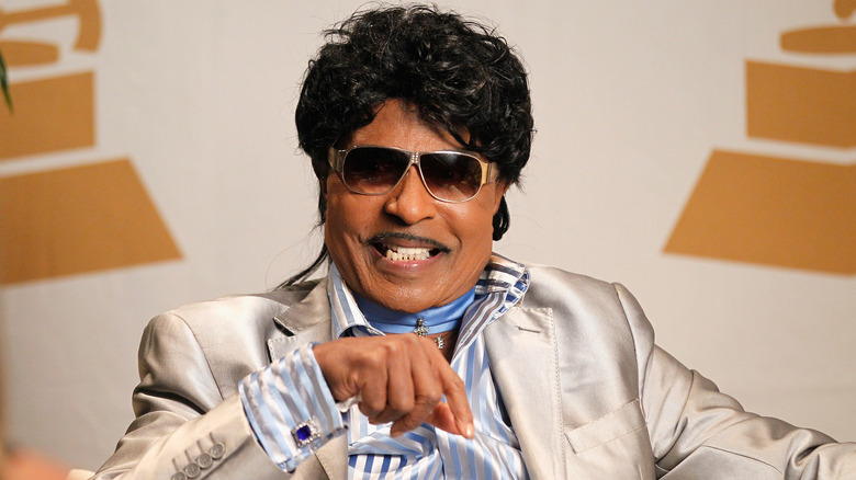 Little Richard smiling in sunglasses