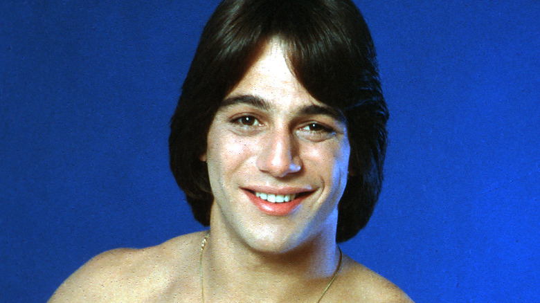 Young Tony Danza shirtless smiling