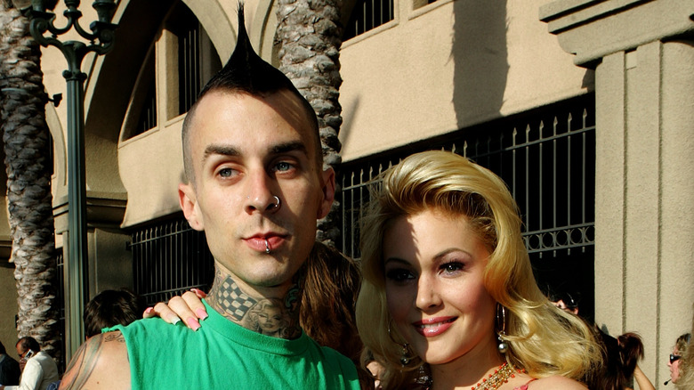 Travis Barker with his ex-wife, Shanna Moakler