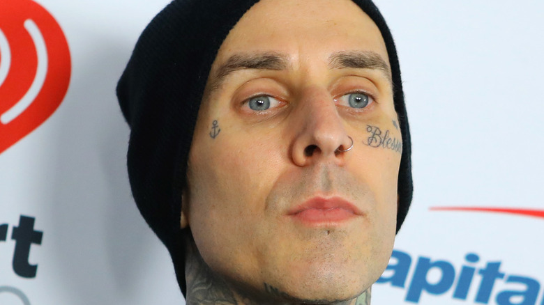 Travis Barker black hat