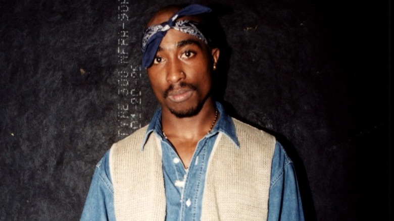 Tupac Shakur at photoshoot