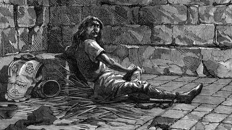 Vercingetorix imprisoned in the Tullianum in Rome