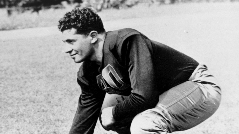 Vince Lombardi playing football