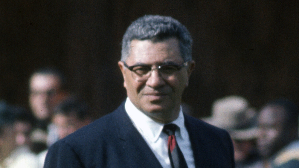 Vince Lombardi smiling