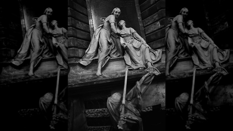 Monument to The Nightingales in Westminster Abbey