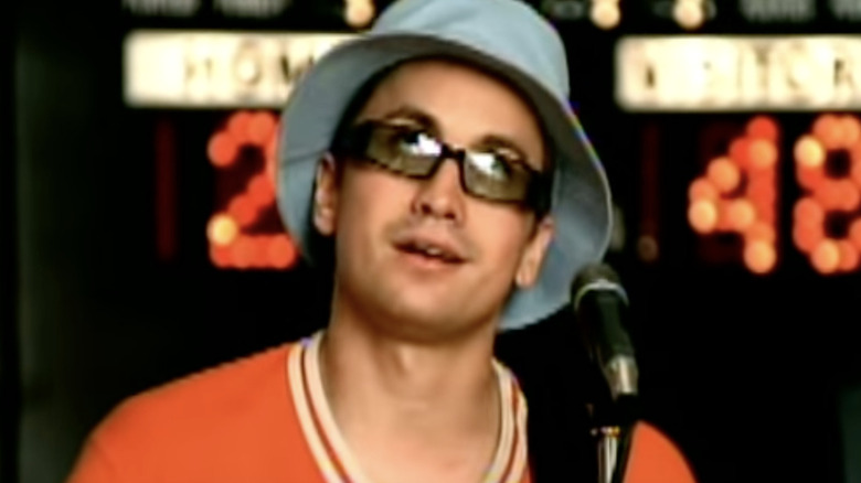 Brendan B. Brown of Wheatus rolling eyes in "Teenage Dirtbag" video