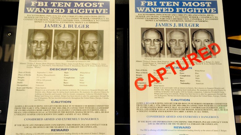 whitey bulger wanted posters