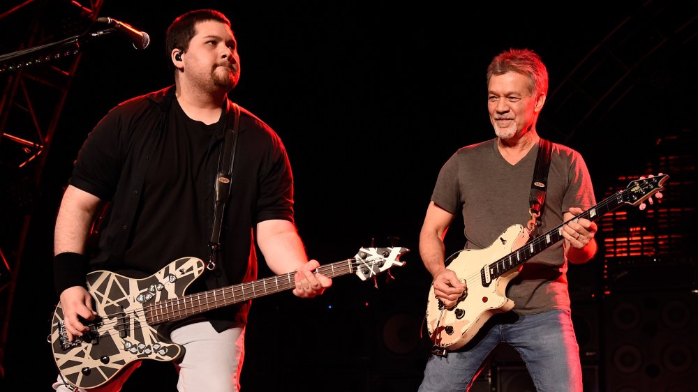 Wolfgang and Eddie Van Halen