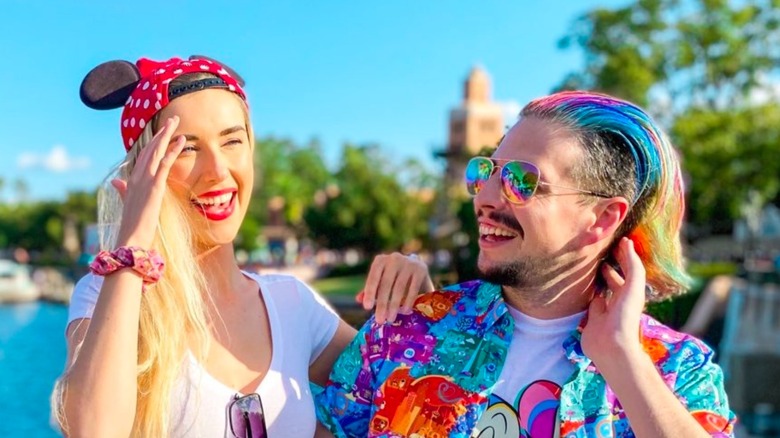 Noelle Foley and Frank "The Clown"