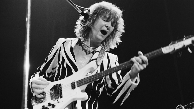 Chris Squire playing guitar