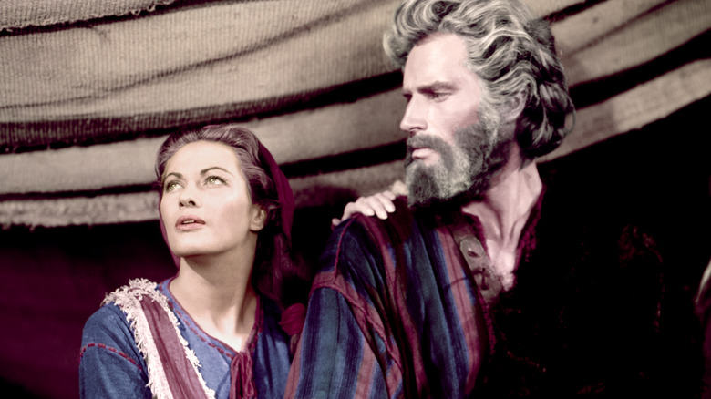 Yvonne De Carlo Charlton Heston The Ten Commandments