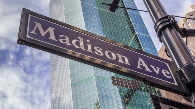 Madison Avenue sign