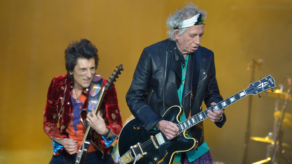 Ronnie Wood and Keith Richards