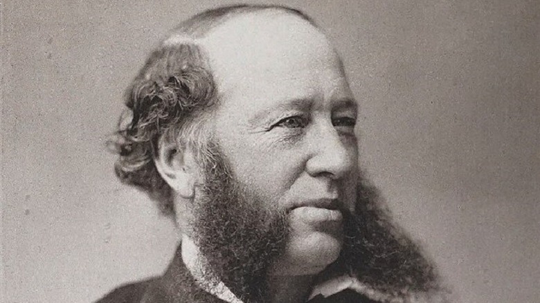 William Henry Vanderbilt posing