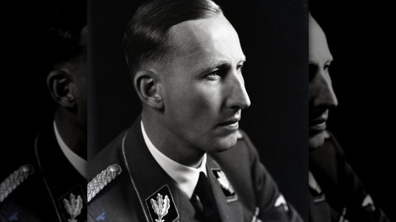 Portrait of stern Reinhard Heydrich