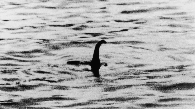 Loch Ness in black and white